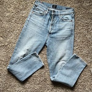 Citizens of humanity Olivia Crop High rose skinny jeans